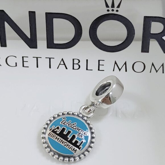 Pandora Welcome to Birmingham Exclusive Dangle Charm with box - Picture 1 of 6